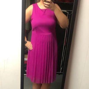 Midi magenta dress